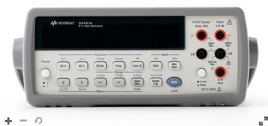 comprar Multímetro Digital Keysight Agilent 34401A de 6,5 dígitos de resolução com Volts e Corrente AC True RMS e conectividade GPIB/RS-232 Fabricação em linha