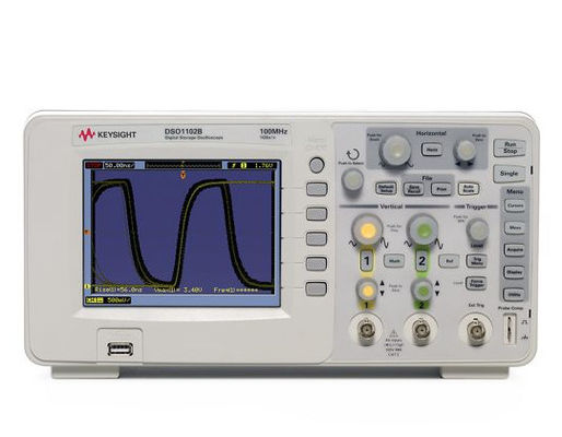 comprar Keysight Agilent DSO1102B 100MHz Osciloscópio de armazenamento digital de 2 canais com LCD colorido de 5,7 polegadas Fabricação em linha