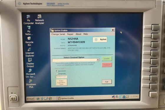 comprar Equipamento de teste custado usado do analisador de rede N5244A do vetor da precisão alta baixo para a venda Fabricação em linha