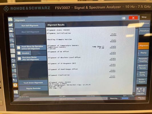 comprar Rohde & Schwarz FSV3007 Analisador de sinal e espectro de 10 Hz a 7,5 GHz com tela sensível ao toque Fabricação em linha