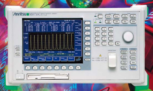 comprar Anritsu MS9710C Analisador de Espectro Óptico com Faixa de 600-1750 nm, RBW de 50 pm e Aprimoramento de Banda L Fabricação em linha