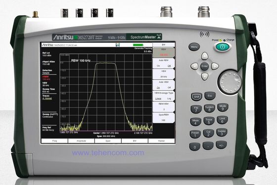 comprar Analisador de Espectros portátil Anritsu MS2720T com gama de 9 kHz a 20 GHz, gama dinâmica > 106 dB e ruído de fase de -112 dBc/Hz Fabricação em linha