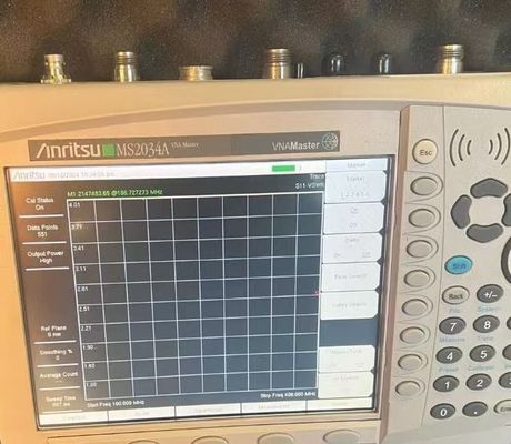 comprar Anritsu MS2034A VNA Master 2 MHz a 4 GHz Analisador de Redes Vetoriais Portáteis ISO17025 Calibrado Fabricação em linha