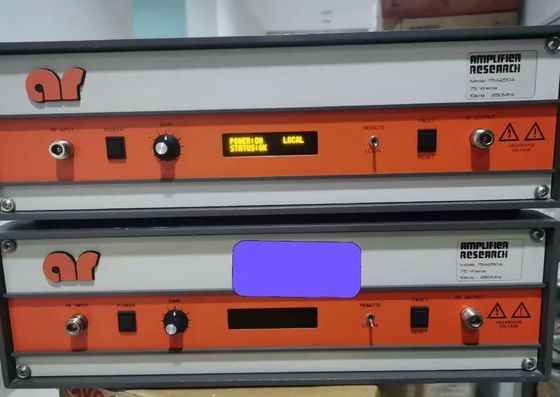 comprar Amplificador de RF Amplifier Research 75A250A Usado Testado em Boas Condições Fabricação em linha