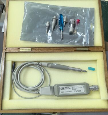 comprar Sonda de Alta Frequência Keysight Agilent 85024A de 300 kHz a 3 GHz com Baixa Capacitância de Entrada e Ganho Unitário para Testes Precisos de Circuitos Fabricação em linha
