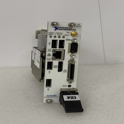 comprar National Instruments PXI-8820 Controlador PXI com largura de banda de 132 MB/s e processador Intel Celeron de duplo núcleo LabVIEW Compatível em tempo real Fabricação em linha