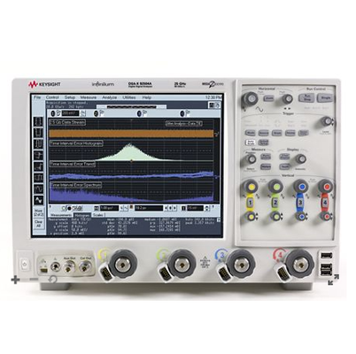 comprar Keysight DSAX92504A Osciloscópio de alto desempenho Infiniium com largura de banda de 25 GHz, taxa de amostragem de 80 GSa/s e memória de 50 Mpts Fabricação em linha