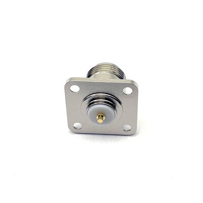 comprar N Type Female Flange RF Coaxial Connector with IP65 Rating Phosphor Bronze Contact for 0~3GHz Frequency Fabricação em linha
