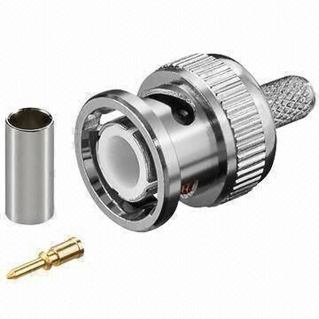 comprar Conector RF feminino BNC com classificação de resistência à água IP67, faixa de frequência DC-4GHz e contatos revestidos de ouro para montagem de PCB Fabricação em linha