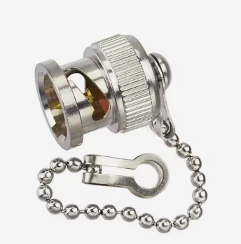 comprar Capuz de poeira de material de latão com proteção à prova d'água IP67 e impedância de 50Ω para o escudo do conector BNC Fabricação em linha