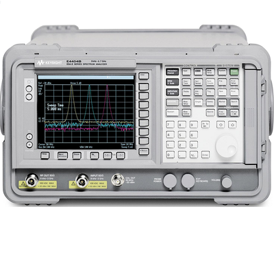 comprar Keysight Agilent E4404B ESA-L RF Spectrum Analyzer com gama de frequências de 9 kHz a 6,7 GHz e largura de banda de resolução de 1 kHz a 5 MHz Fabricação em linha