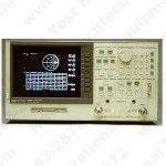 Vetor do analisador de rede de Keysight Agilent 8753D com projeção a cores