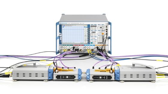 Rohde & Schwarz ZVA24 Vector Network Analyzer de 300 kHz a 24 GHz com conceito multiporte e alta velocidade de medição