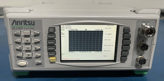 Medidor de poder máximo Wideband das comunicações aeroespaciais, equipamento de teste de Anritsu ML2488B