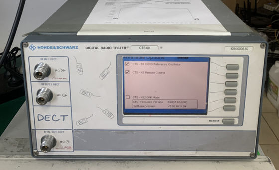 CTS60 Rohde & monitor do serviço da radiocomunicação de Schwarz com relação de IEC/IEEE-Bus