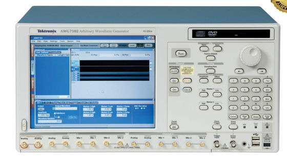 AWG7102 Gerador de forma arbitrária de onda Tektronix 10GS/S de saída de largura de banda alta
