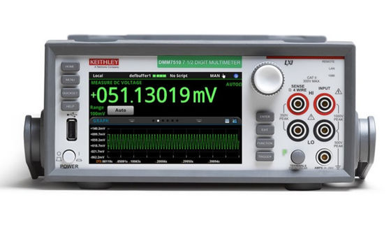 Keithley DDM7510 7 1/2 dígitos Amostragem gráfica Multiméter Calibração automática de precisão