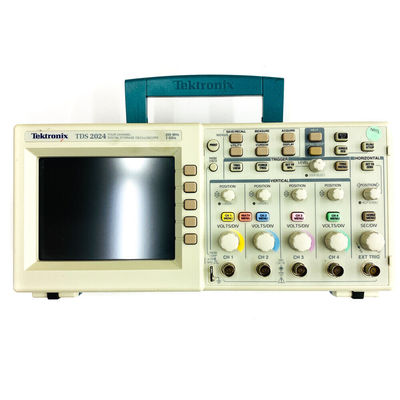 Tektronix TDS2024 Osciloscópio 200MHz 4 Canal 2 GS/S Cor