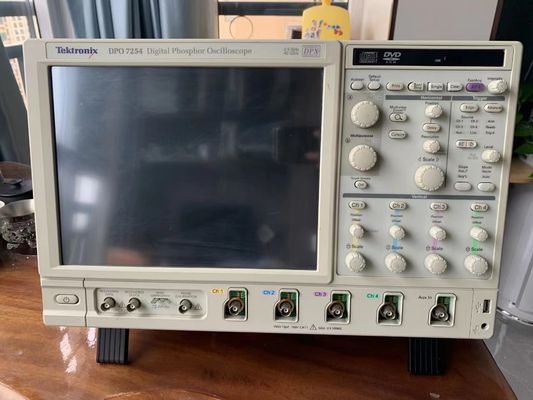 Usado Pré-Propriedade 2.5 GHz Osciloscópio Digital de Fósforo Tektronix DPO7254 Osciloscópio