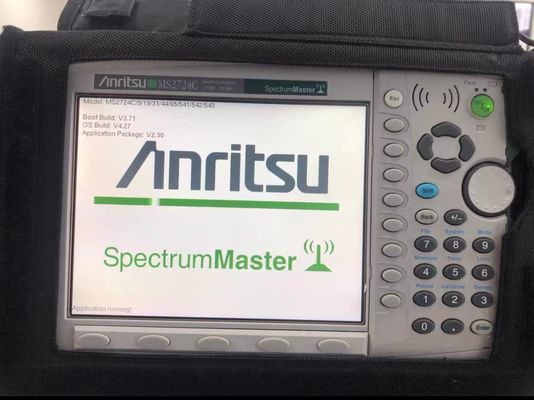 Analisador de Espectro portátil Anritsu MS2724C usado 9 kHz a 20 GHz calibrado para medições de RF de alto desempenho