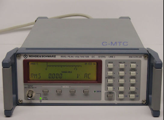 Utilizado Rohde And Schwarz URE3 PEAK/RMS Voltmeter RF Power Meter