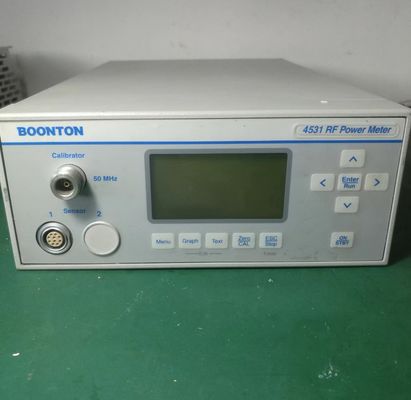 Boonton 4530 4531 Medidor de potência de pico de RF de canal único testado em condições de trabalho completas com faixa de 10 MHz a 40 GHz