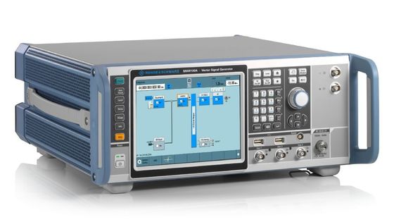 Gerador de sinal vetorial Rohde Schwarz SMM100A 100 kHz a 44 GHz largura de banda de modulação até 1 GHz