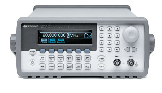 Função Keysight 33250A / Gerador de forma de onda arbitrária, 80 MHz Conectividade RS-232 IO suportada