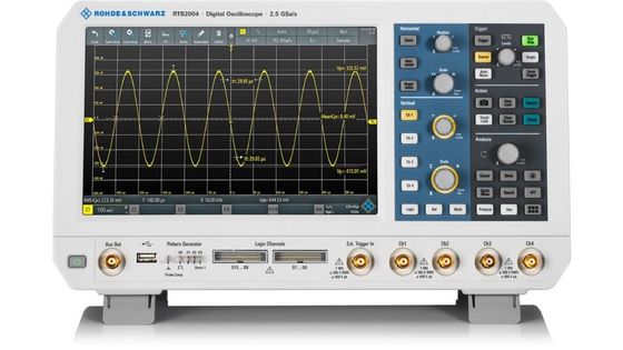 Osciloscópio Rohde e Schwarz RTB2002 RTB2004 Canal 4 300MHz em condições de funcionamento completas