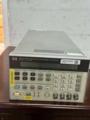 Keysight Agilent 8904A sintetizador multifunção 600 kHz OPT 001 002 Funções testadas Velocidade máxima de leitura 000 leituras/s