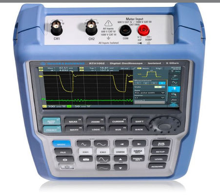 Osciloscópio Portátil Rohde and Schwarz Scope Rider com Largura de Banda de 500 MHz, Resolução ADC de 10 bits e Canais Isolados
