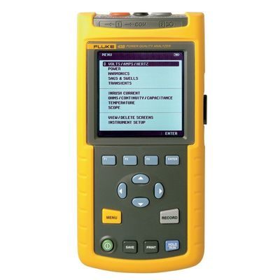 FLUKE 43B ANALIZADOR DE PODER 4 horas Tempo de funcionamento Design leve