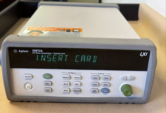 Keysight Agilent 34972A Unidade de aquisição de dados LXI com LAN de 1 Gbit e USB 2.0 totalmente testado