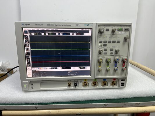 Keysight Agilent DSO90604A Osciloscópio de alto desempenho Infiniium com largura de banda de 6 GHz 4 canais analógicos e taxa de amostragem de 20 GSa/s