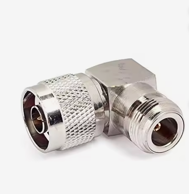 IP67 Waterproof RF Coaxial Adapter with DC-3GHz Frequency and Brass Material Right Angle N Connector