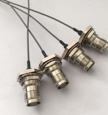 Waterproof TNC Female Connector with 6GHz Frequency and Brass Material for Coaxial Cable